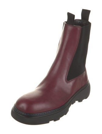 Burberry Leather Chelsea Boots