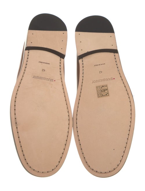 Burberry Leather Dress Loafers