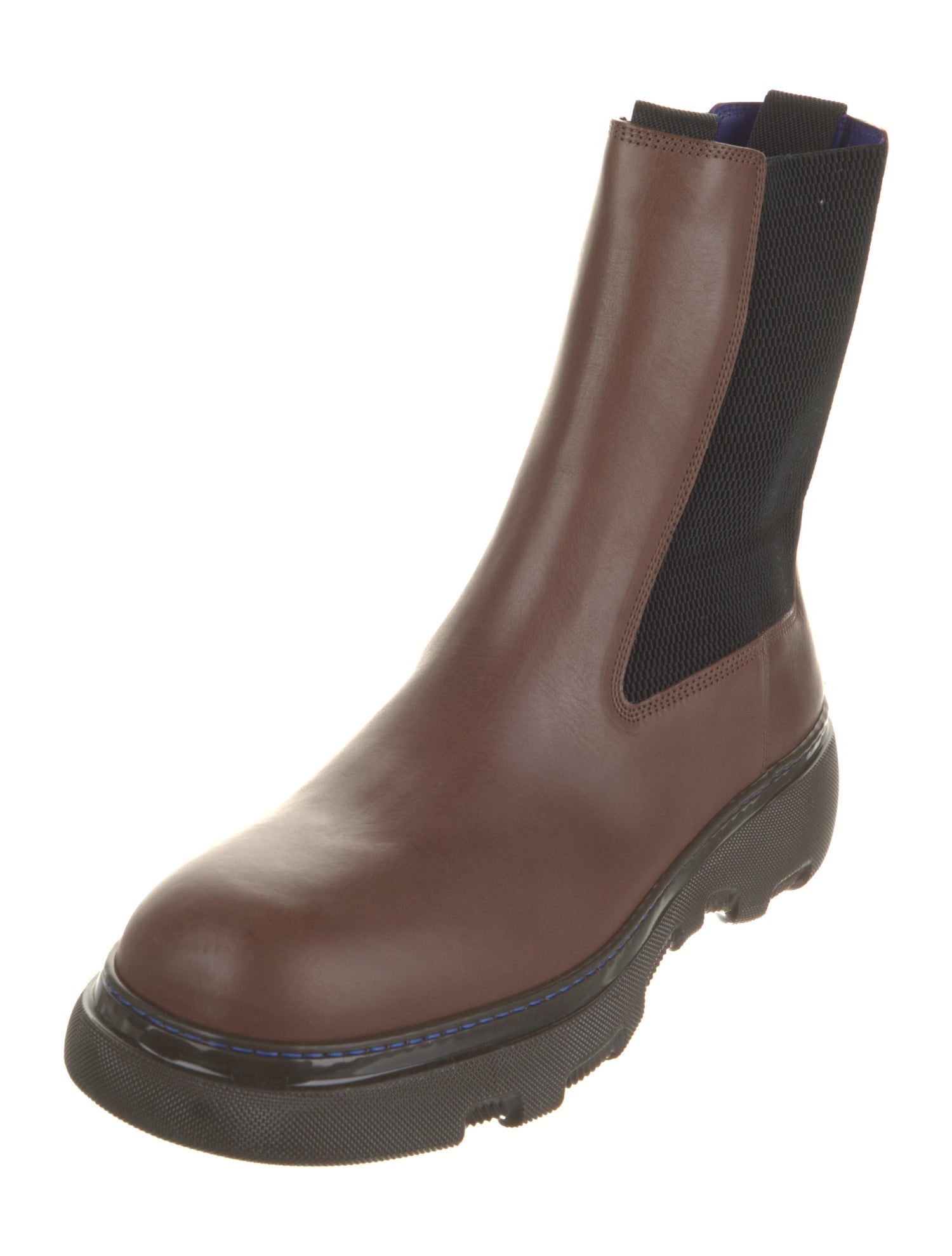 Burberry Leather Chelsea Boots