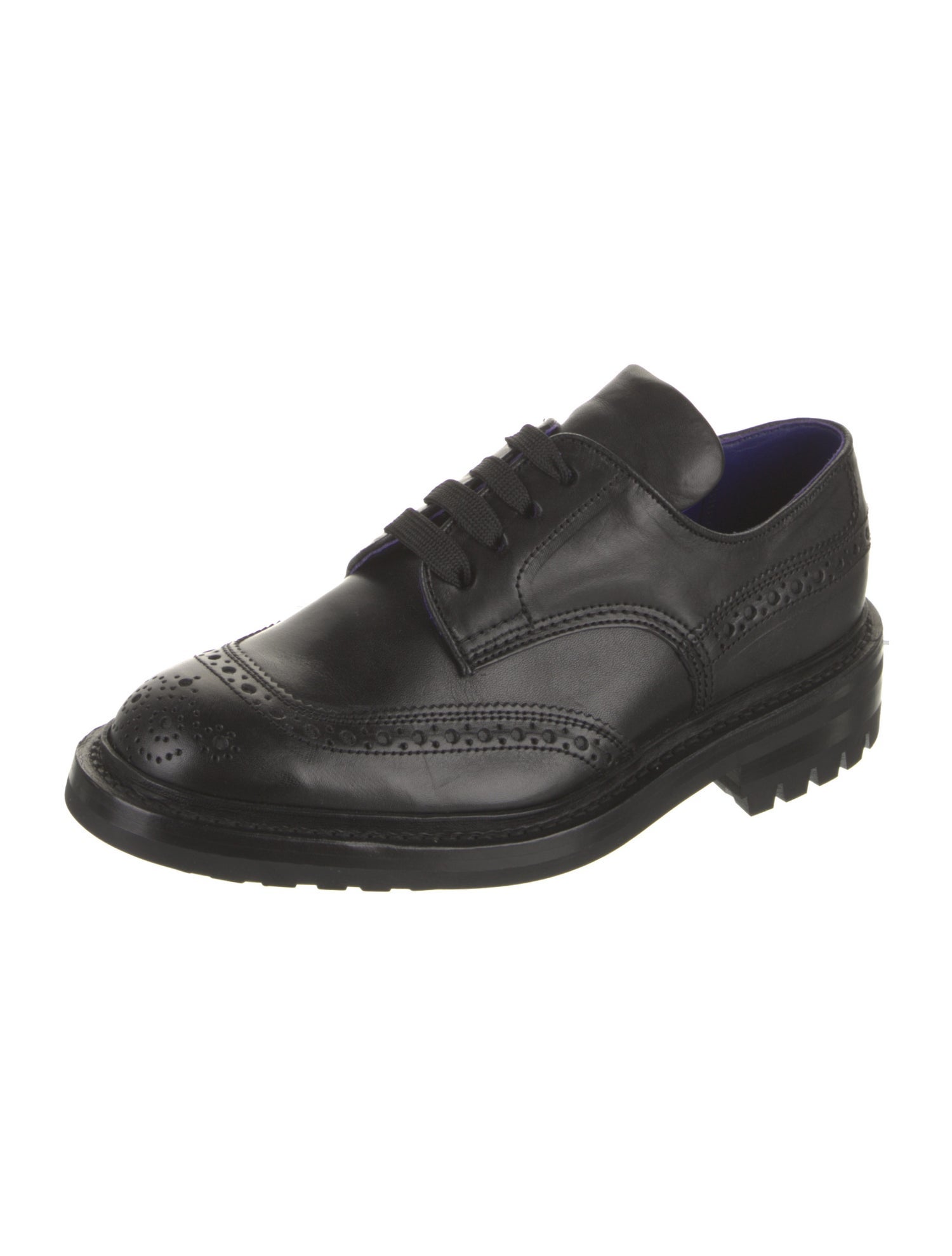 Burberry Leather Lasercut Accents Brogues