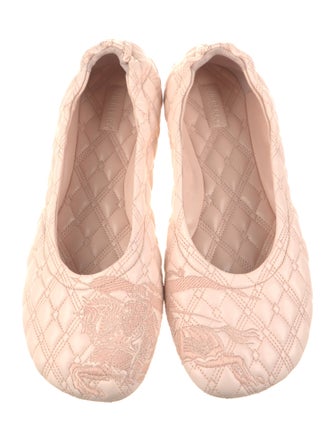 Burberry Leather Ballet Flats