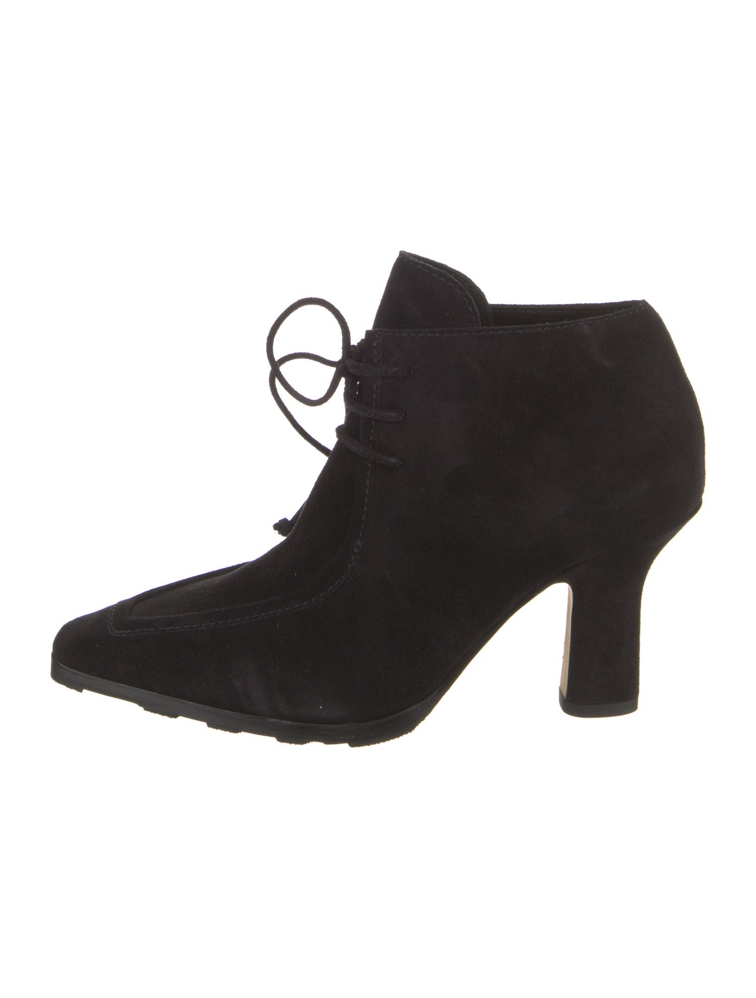 Burberry Suede Lace-Up Boots