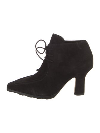 Burberry Suede Lace-Up Boots