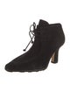 Burberry Suede Lace-Up Boots