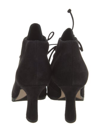 Burberry Suede Lace-Up Boots