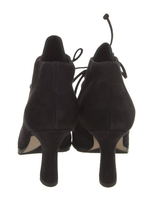 Burberry Suede Lace-Up Boots