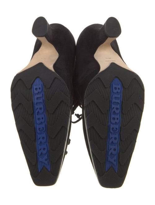 Burberry Suede Lace-Up Boots