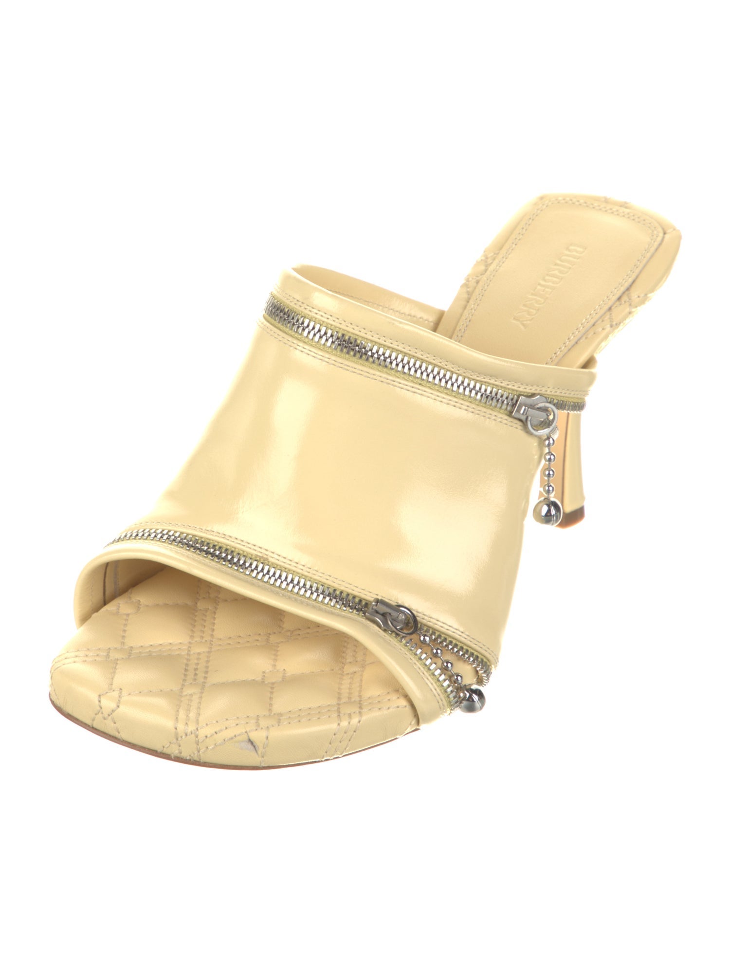 Burberry Leather Slides