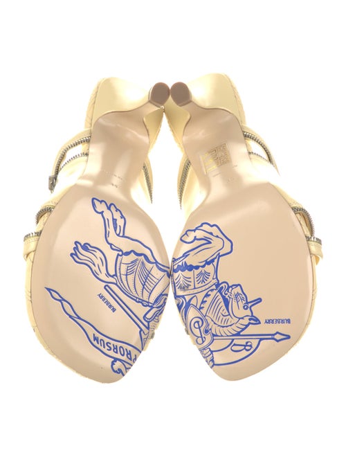 Burberry Leather Slides