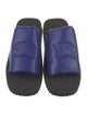 Burberry Leather Colorblock Pattern Slides