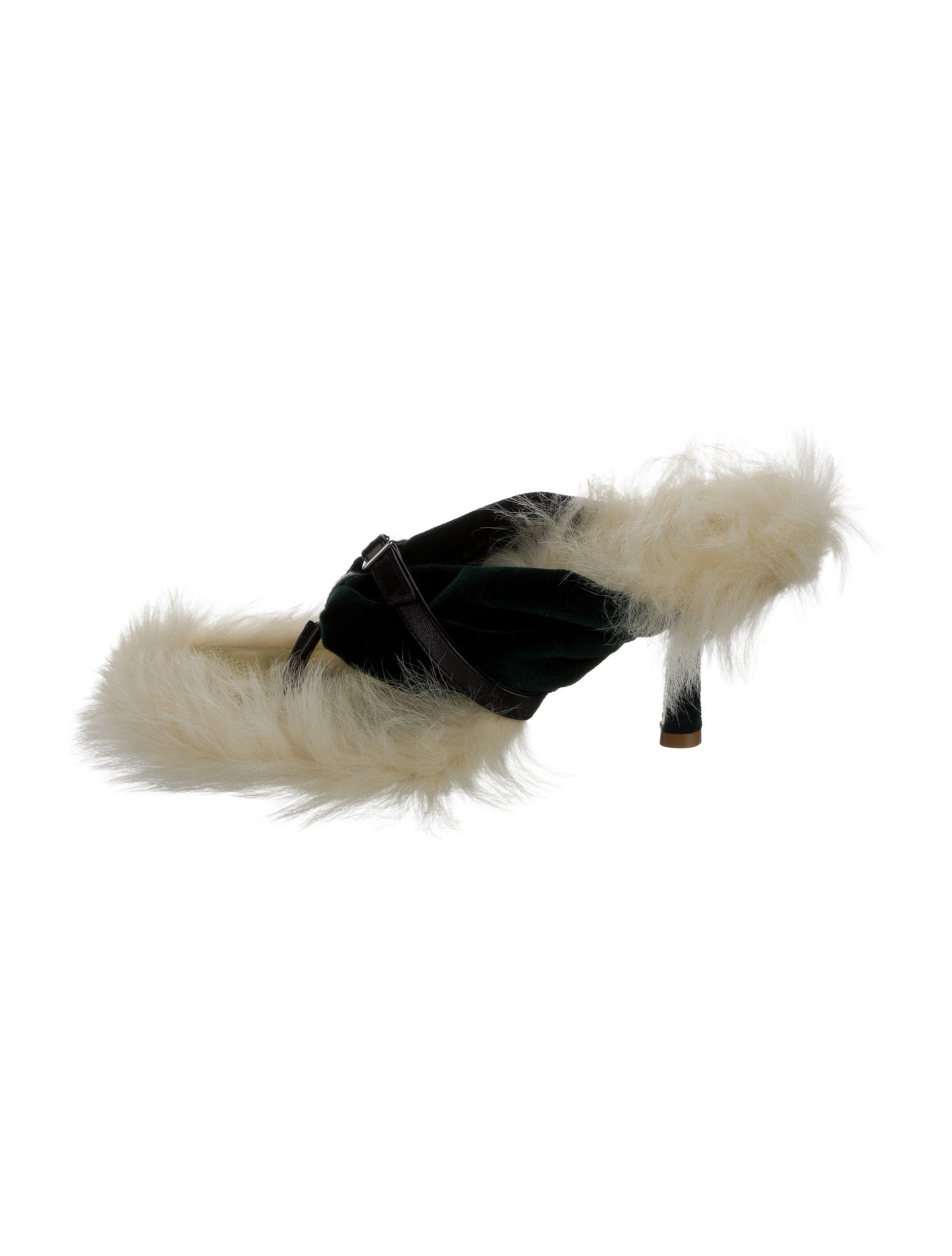 Burberry Velvet Slides