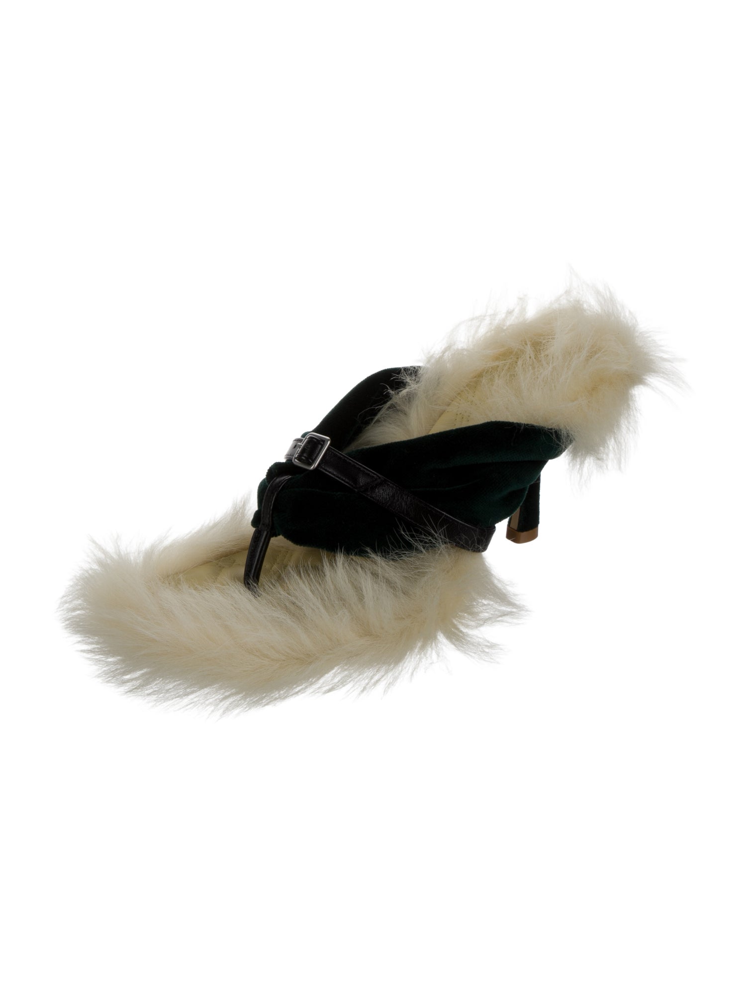 Burberry Velvet Slides