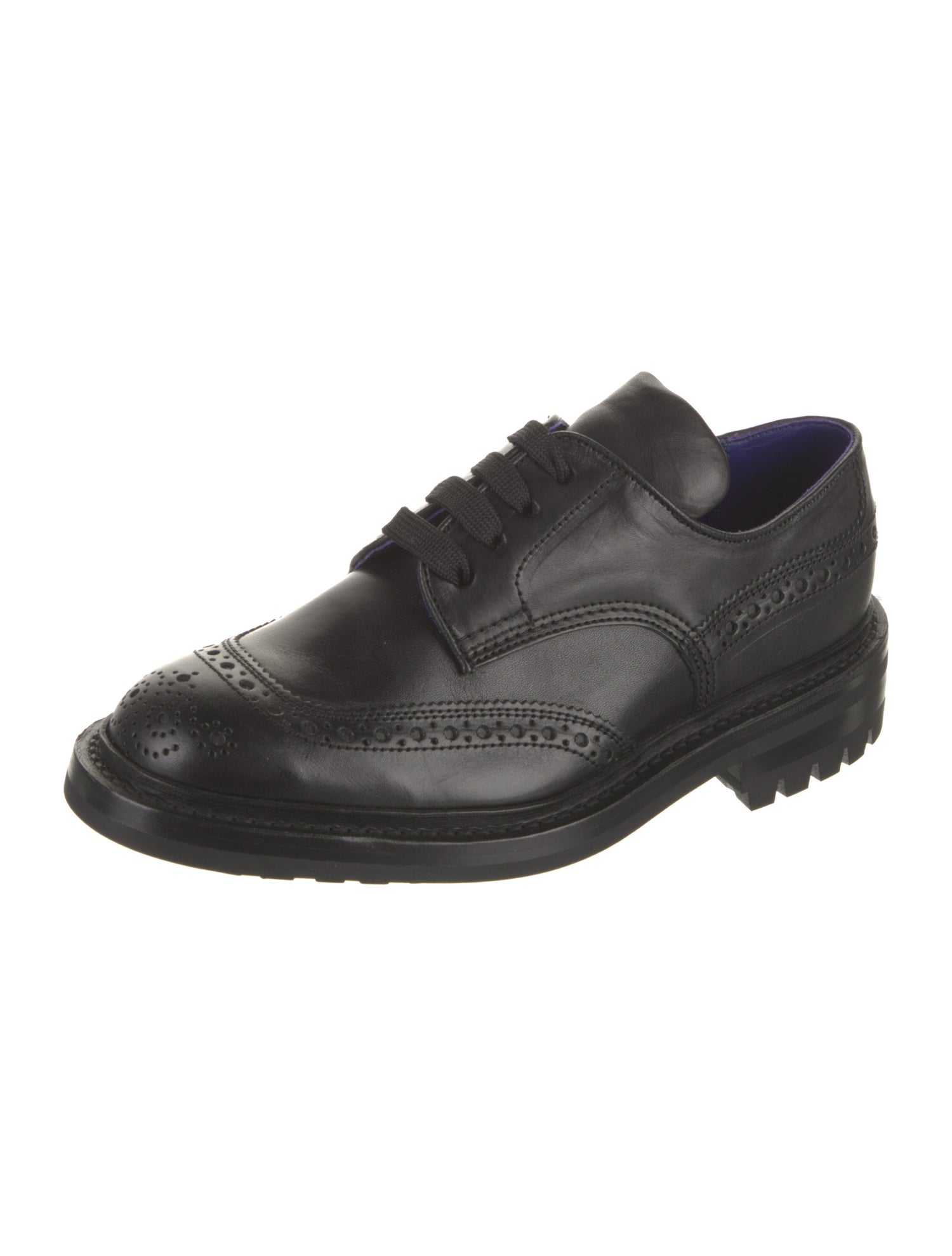Burberry Leather Lasercut Accents Brogues