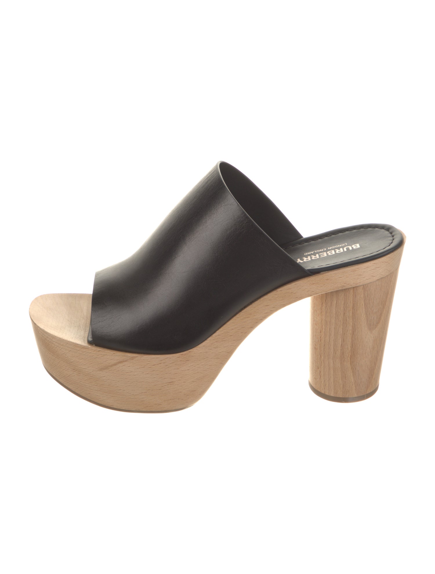 Burberry Leather Slides