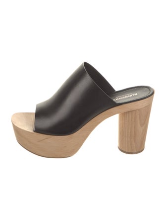 Burberry Leather Slides