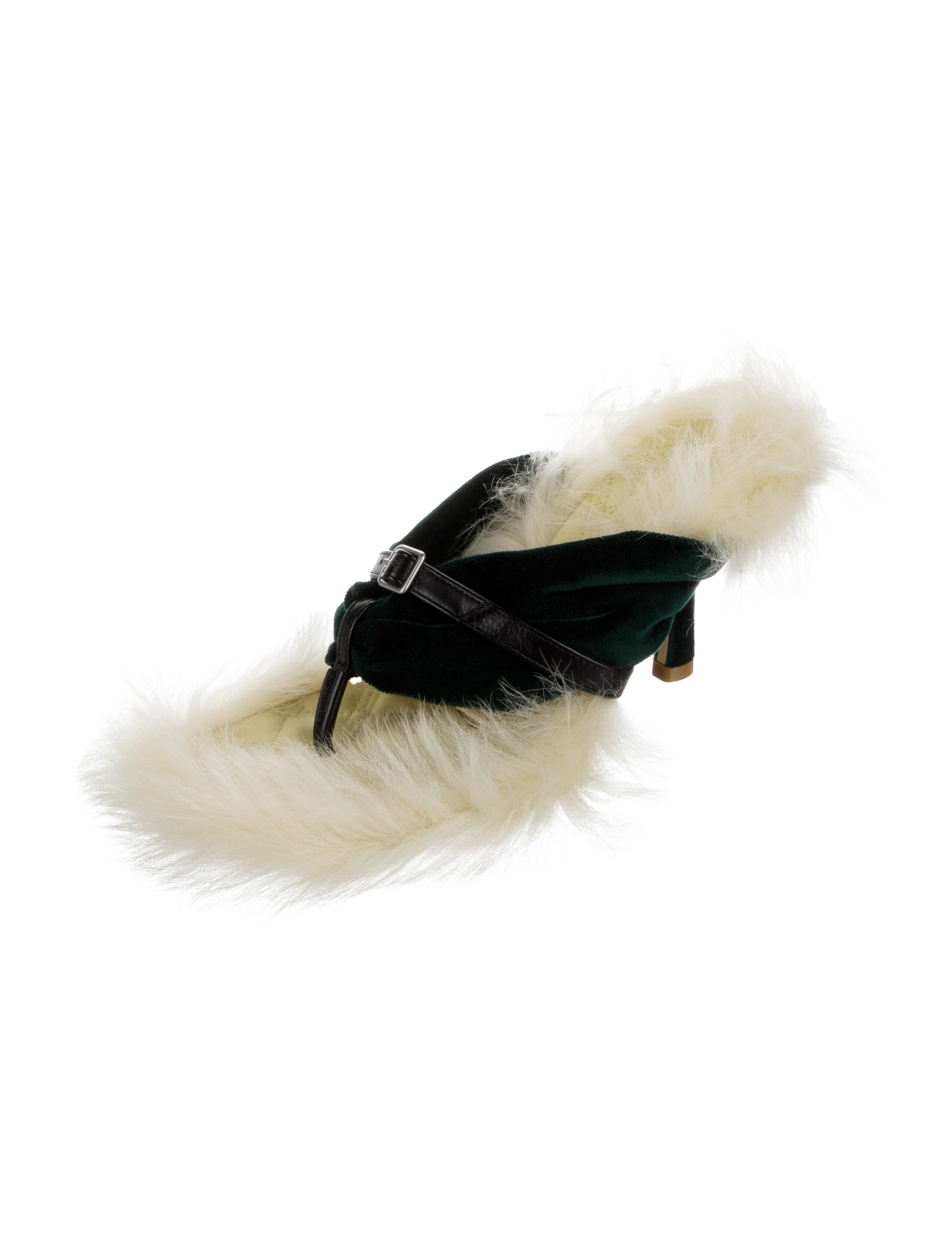 Burberry Velvet Slides