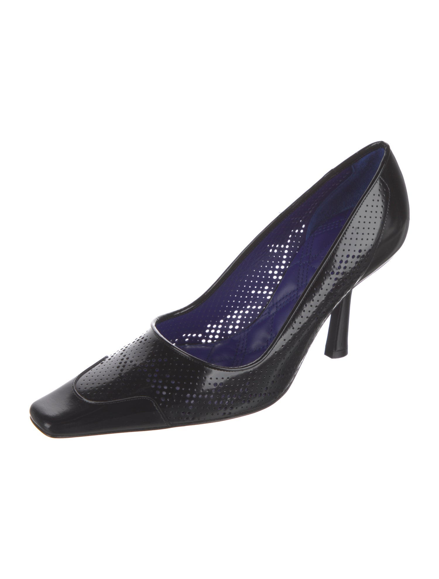 Burberry Leather Printed Pumps