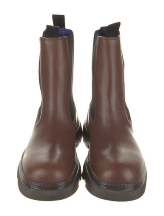 Burberry Leather Chelsea Boots