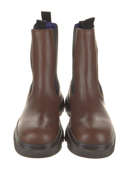 Burberry Leather Chelsea Boots