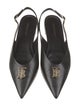 Burberry Leather Slingback Flats