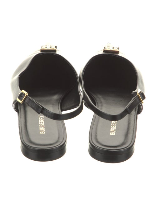 Burberry Leather Slingback Flats