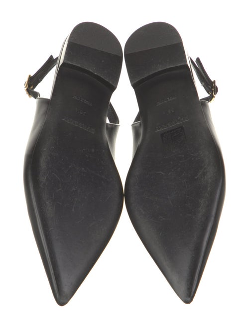 Burberry Leather Slingback Flats