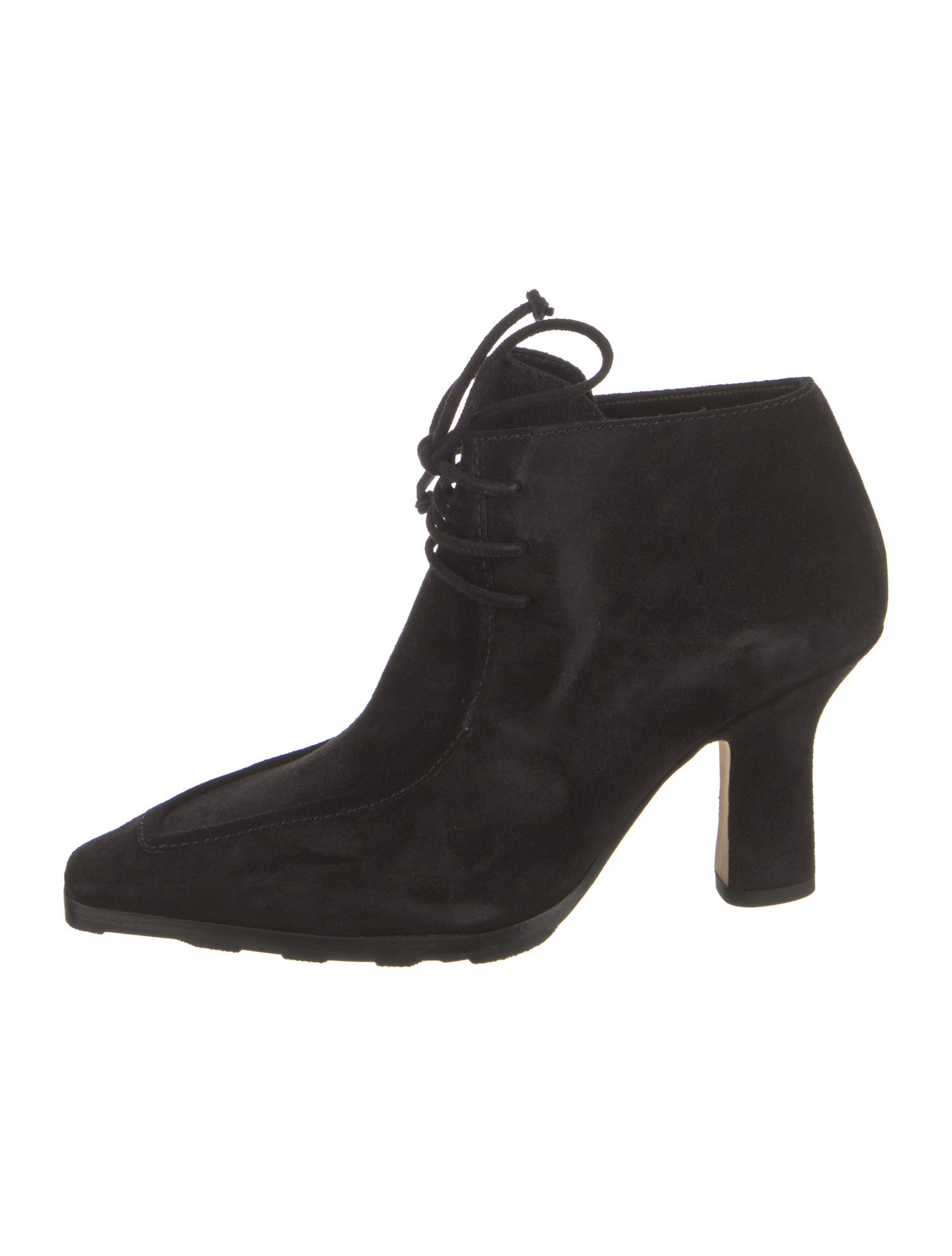 Burberry Suede Lace-Up Boots