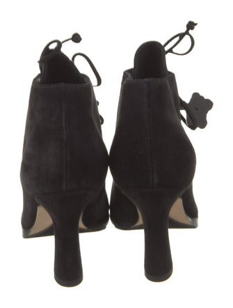 Burberry Suede Lace-Up Boots