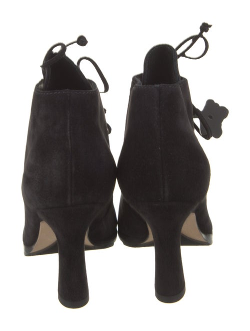 Burberry Suede Lace-Up Boots