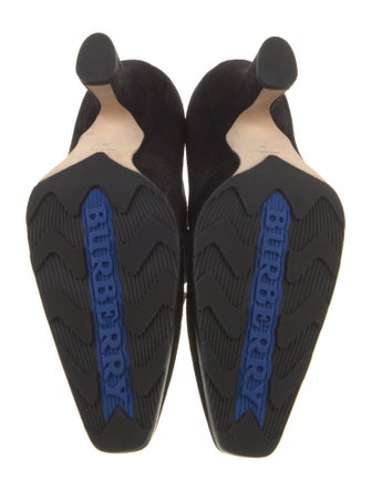 Burberry Suede Lace-Up Boots