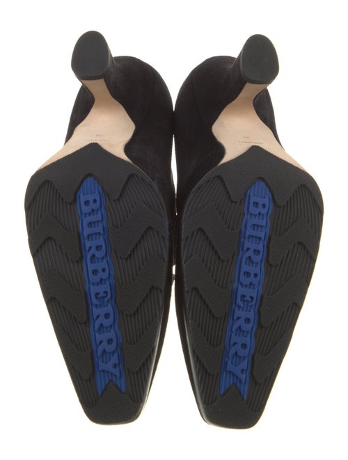 Burberry Suede Lace-Up Boots