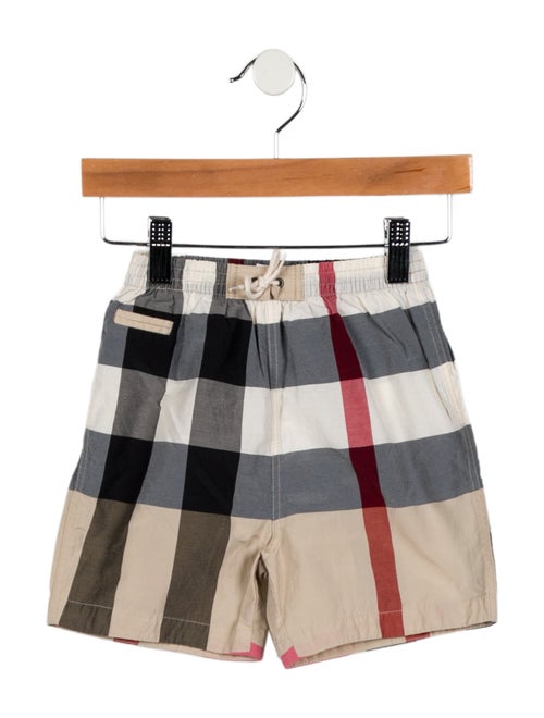 Burberry Toddler Boys' Checkprint Swim Shorts