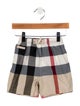 Burberry Toddler Boys' Checkprint Swim Shorts