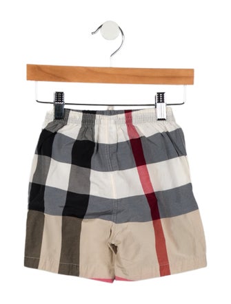 Burberry Toddler Boys' Checkprint Swim Shorts