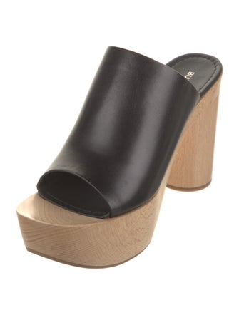 Burberry Leather Slides