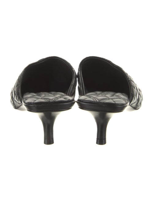 Burberry Leather Printed Mules