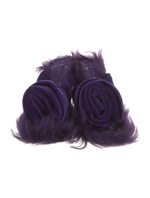 Burberry Suede Slides