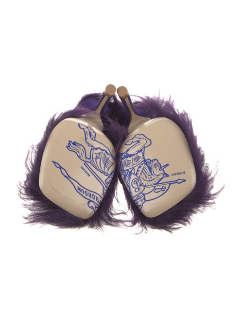 Burberry Suede Slides