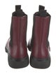 Burberry Leather Mesh Accents Chelsea Boots