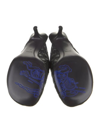 Burberry Leather Mules