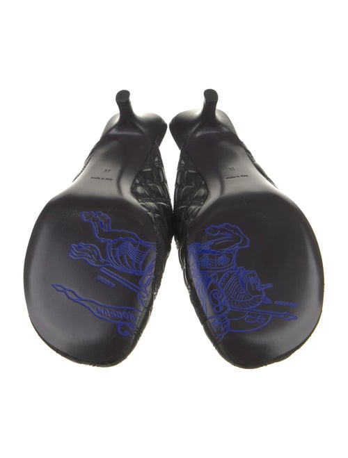 Burberry Leather Mules