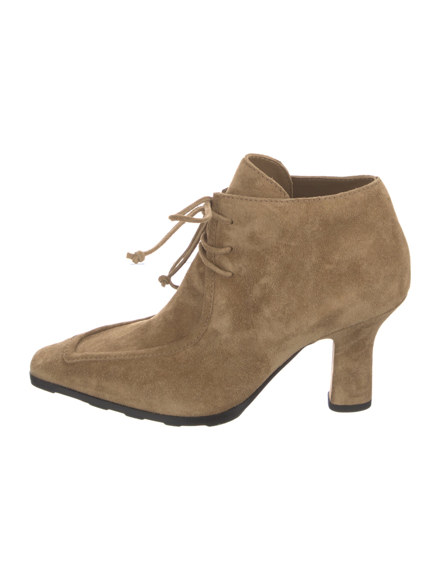 Burberry Suede Lace-Up Boots