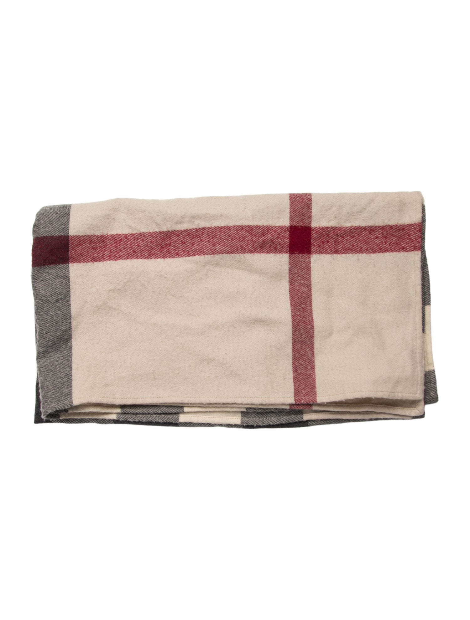 Burberry Wool & Cashmere Throw Blanket