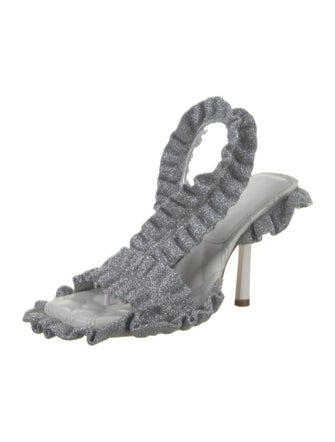 Burberry Leather Slingback Sandals