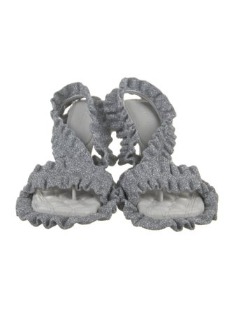 Burberry Leather Slingback Sandals