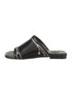 Burberry Leather Printed Slides