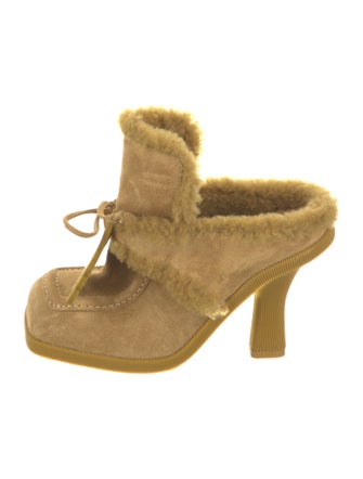 Burberry Suede Mules