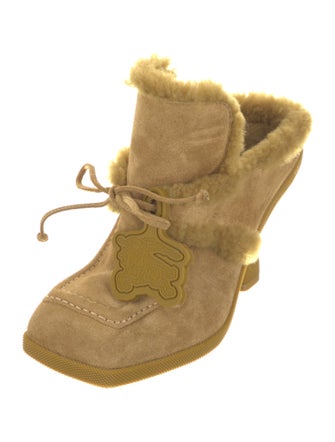 Burberry Suede Mules