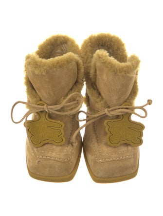 Burberry Suede Mules