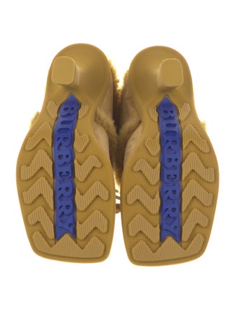 Burberry Suede Mules